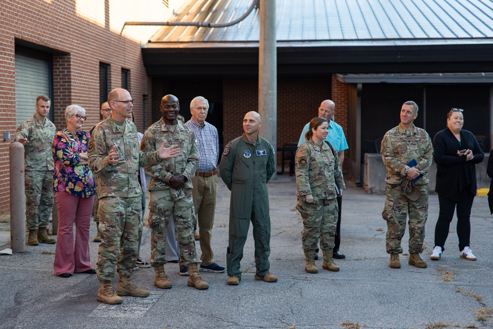 Photo of General Duke Richardson at Robins Air Force Base, Georgia.