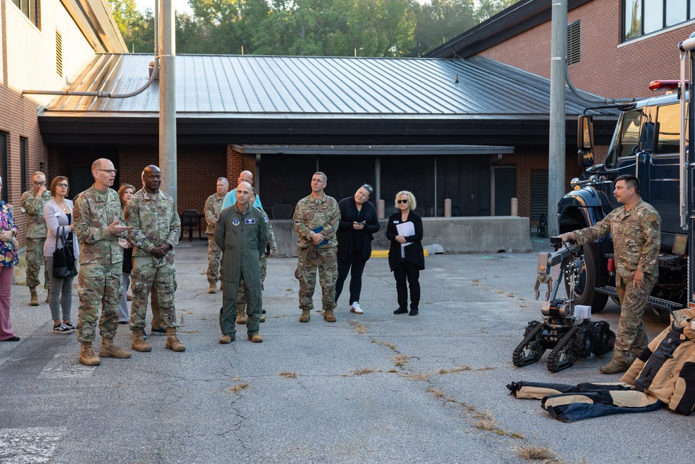 Photo of General Duke Richardson at Robins Air Force Base, Georgia.