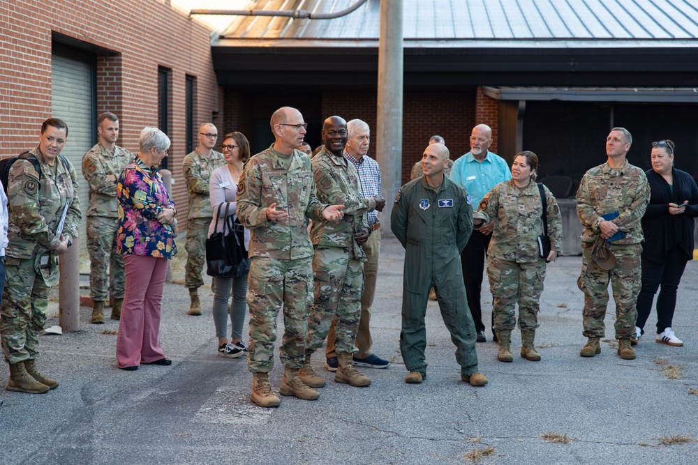 Photo of General Duke Richardson at Robins Air Force Base, Georgia.