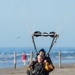 U.S. Army Golden Knights skydive onto Galveston Island