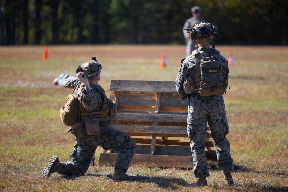 2nd MAW Marines provide support to Infantry Small Unit Leader’s Course