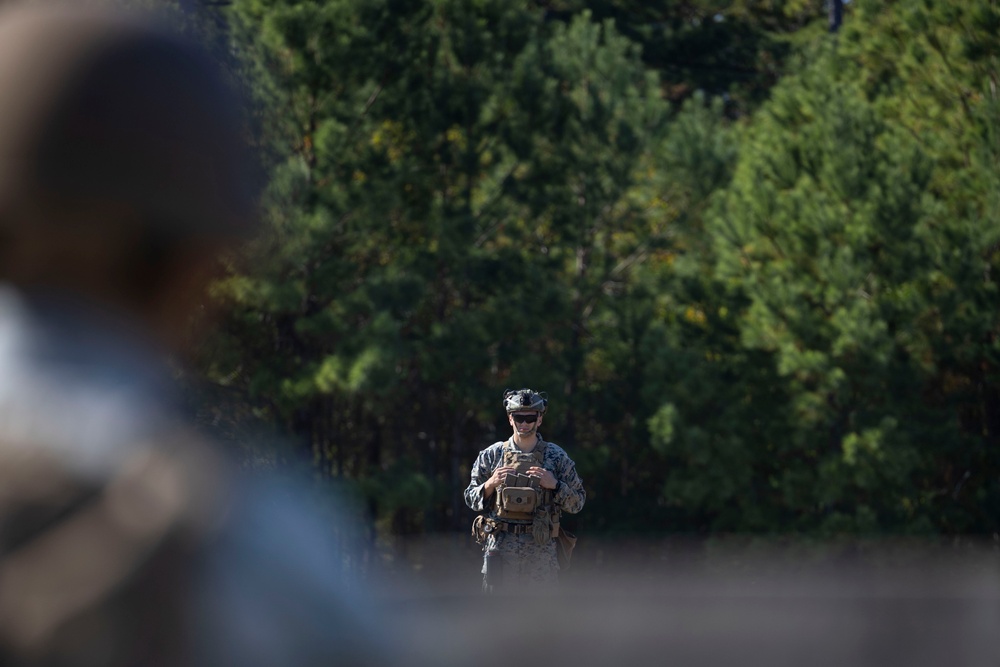 2nd MAW Marines provide support to Infantry Small Unit Leader’s Course