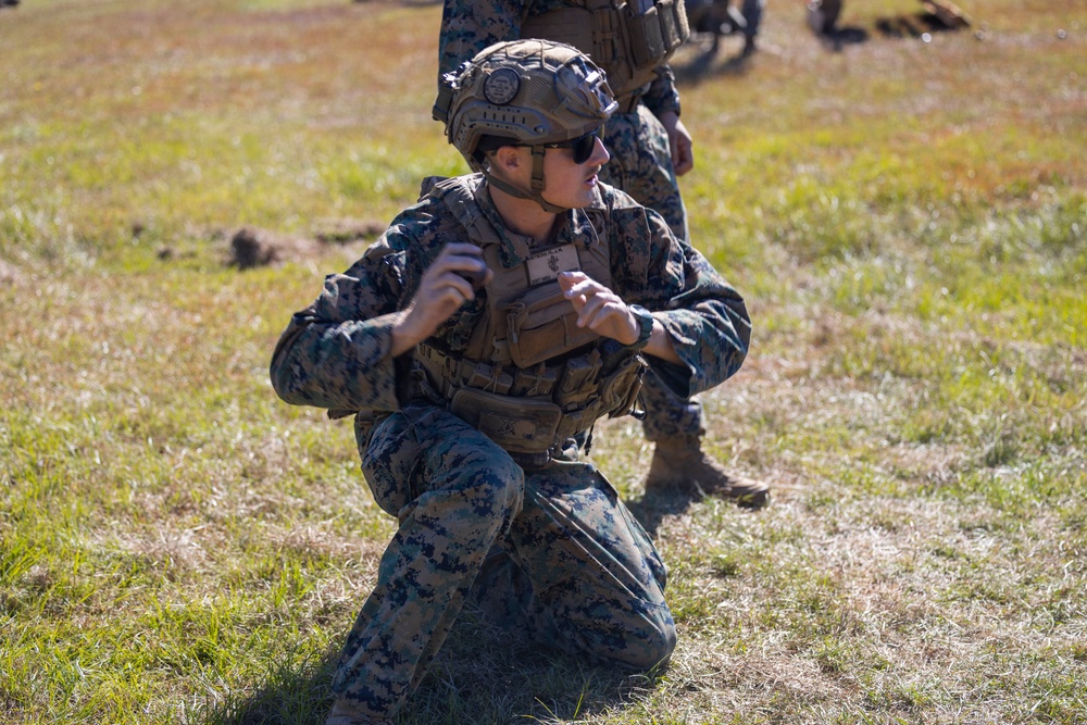 2nd MAW Marines provide support to Infantry Small Unit Leader’s Course