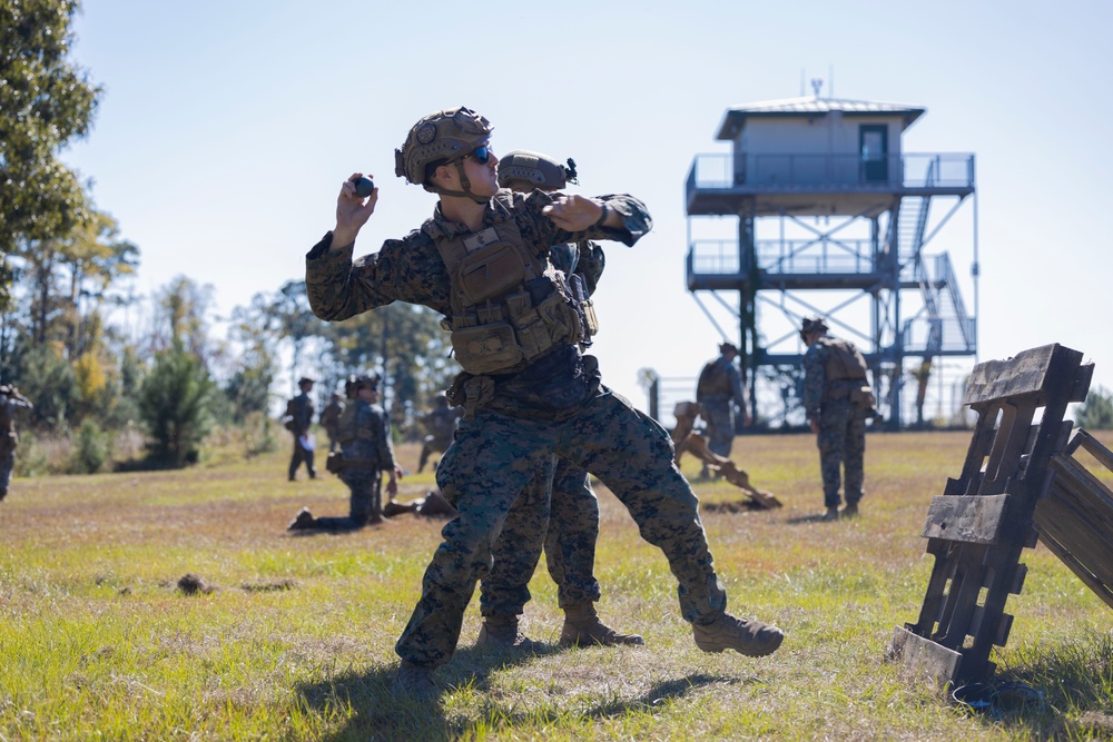 2nd MAW Marines provide support to Infantry Small Unit Leader’s Course