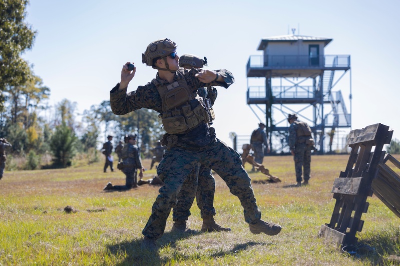 Every Marine a rifleman:  2nd MAW Marines reinforce brilliance in the basics by supporting advanced infantry course