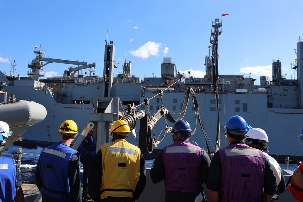 USS Arleigh Burke Replenishment-at-Sea