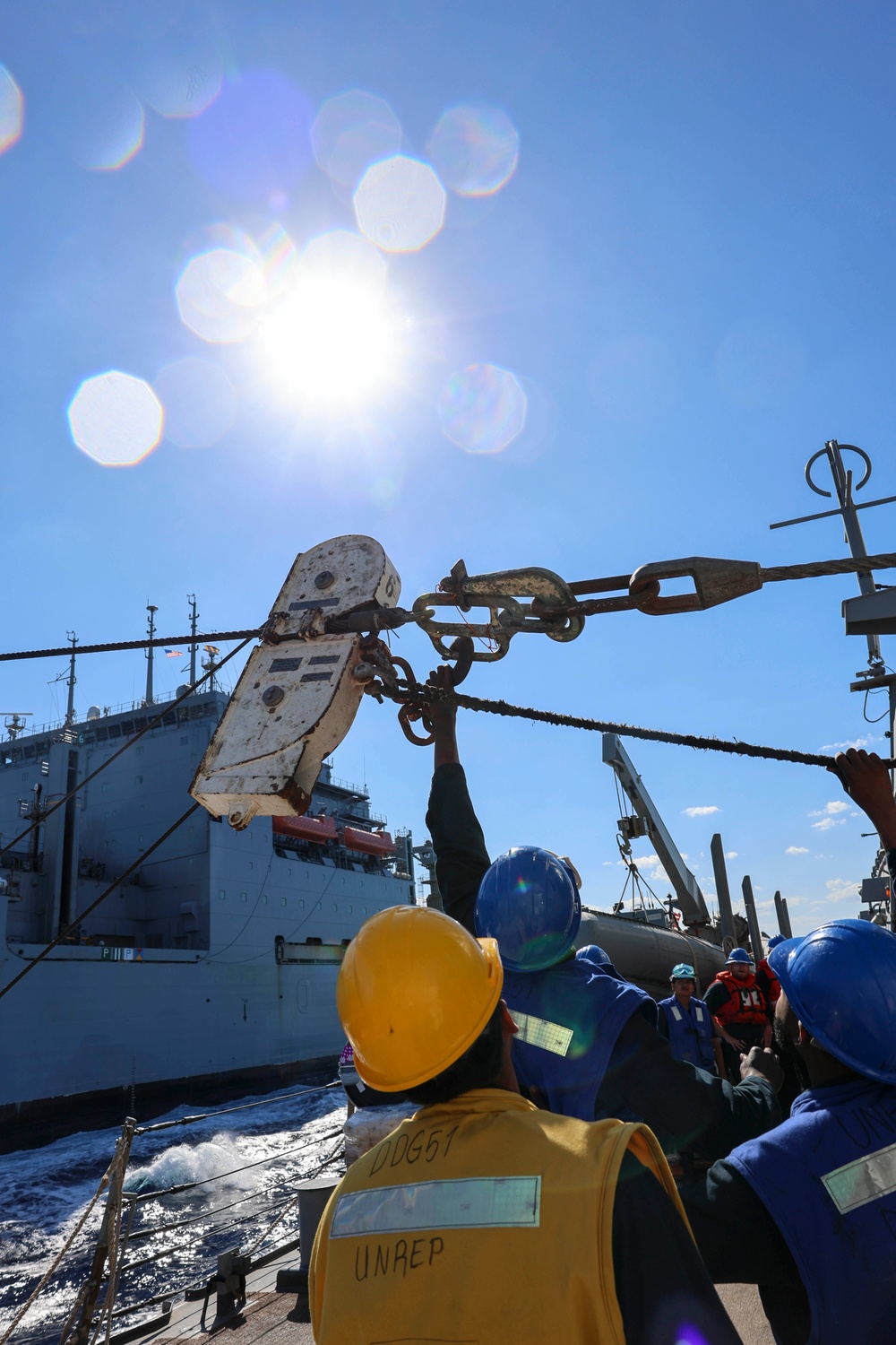 USS Arleigh Burke Replenishment-at-Sea