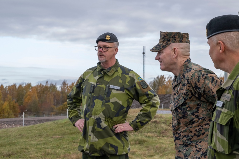 SEAC Visits Swedish Air Defense Regiment, Älvsborg Marine Regiment