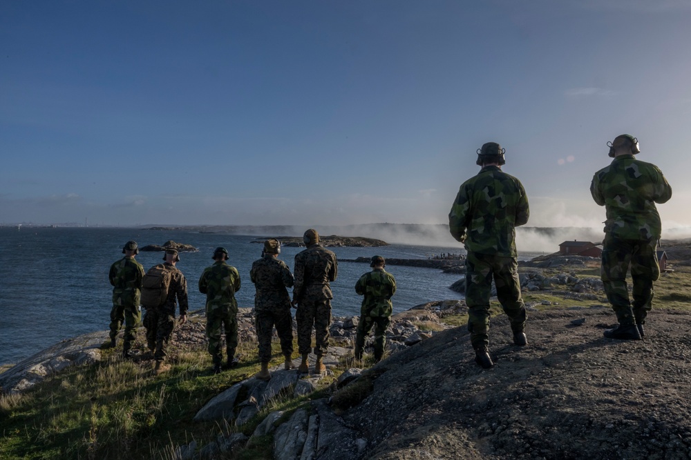 SEAC Visits Swedish Air Defense Regiment, Älvsborg Marine Regiment