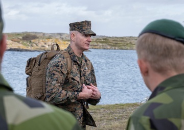 SEAC Visits Swedish Air Defense Regiment, Älvsborg Marine Regiment
