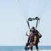 U.S. Army Golden Knights skydive onto Galveston Island