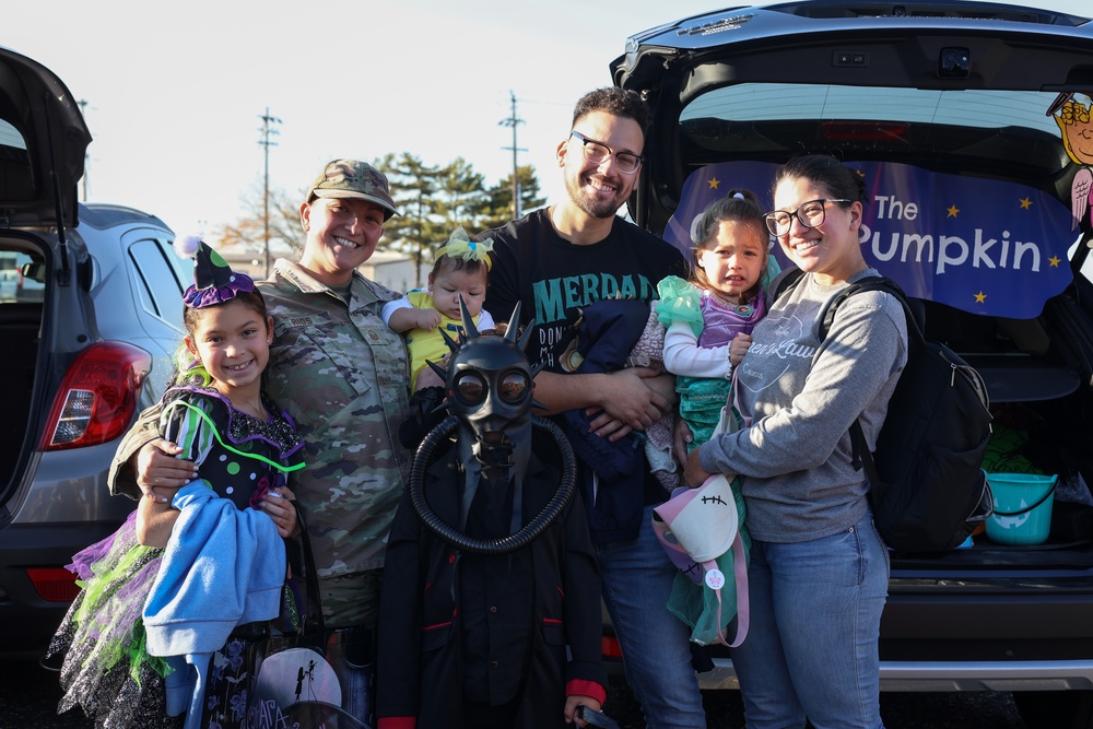 Airmen and Their Families Gather for Trunk or Treat at 177th Fighter Wing