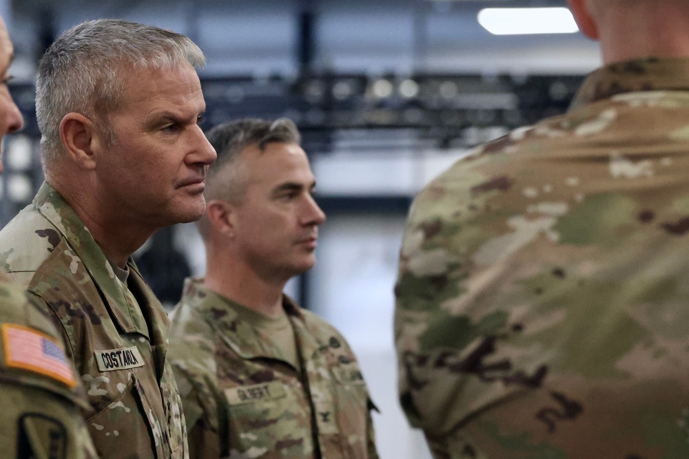 Lt. Gen. Charles Costanza, V Corps, visits 3rd ABCT, 4th ID in Poland