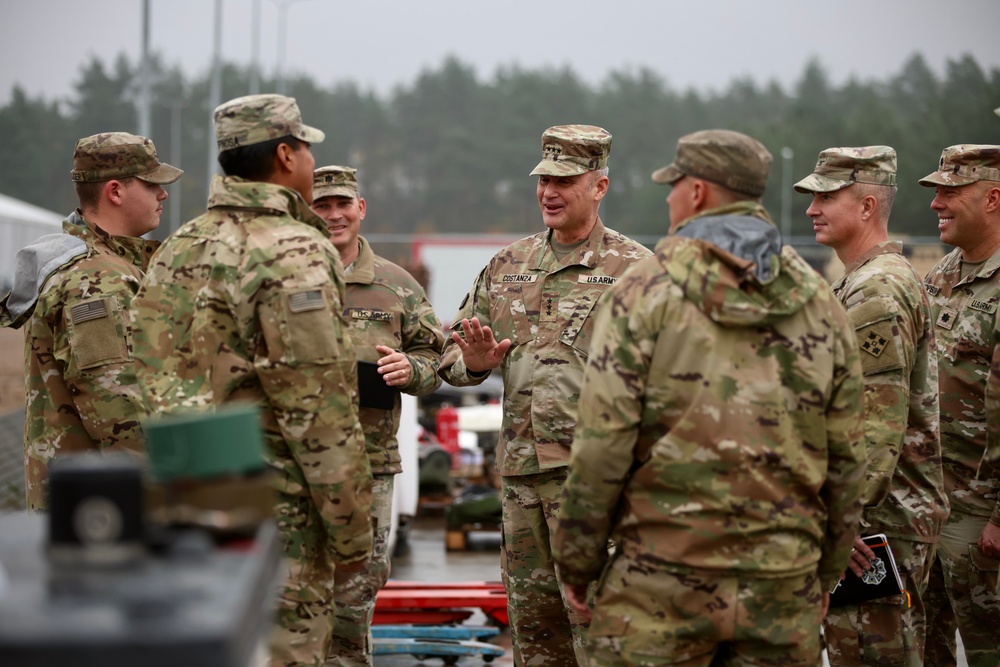 Lt. Gen. Charles Costanza, V Corps, visits 3rd ABCT, 4th ID in Poland