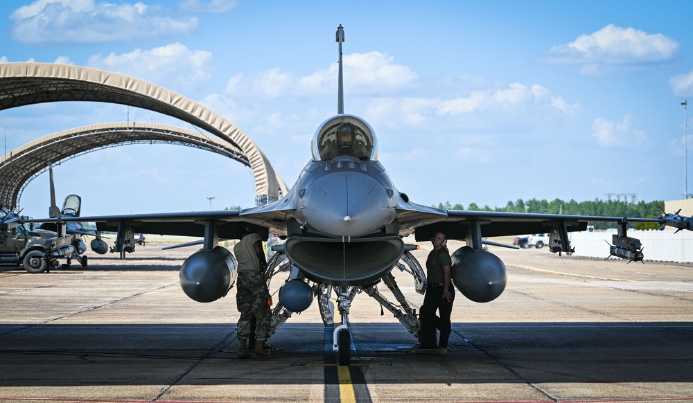 85th TES flies new F-16 electronic warfare suite