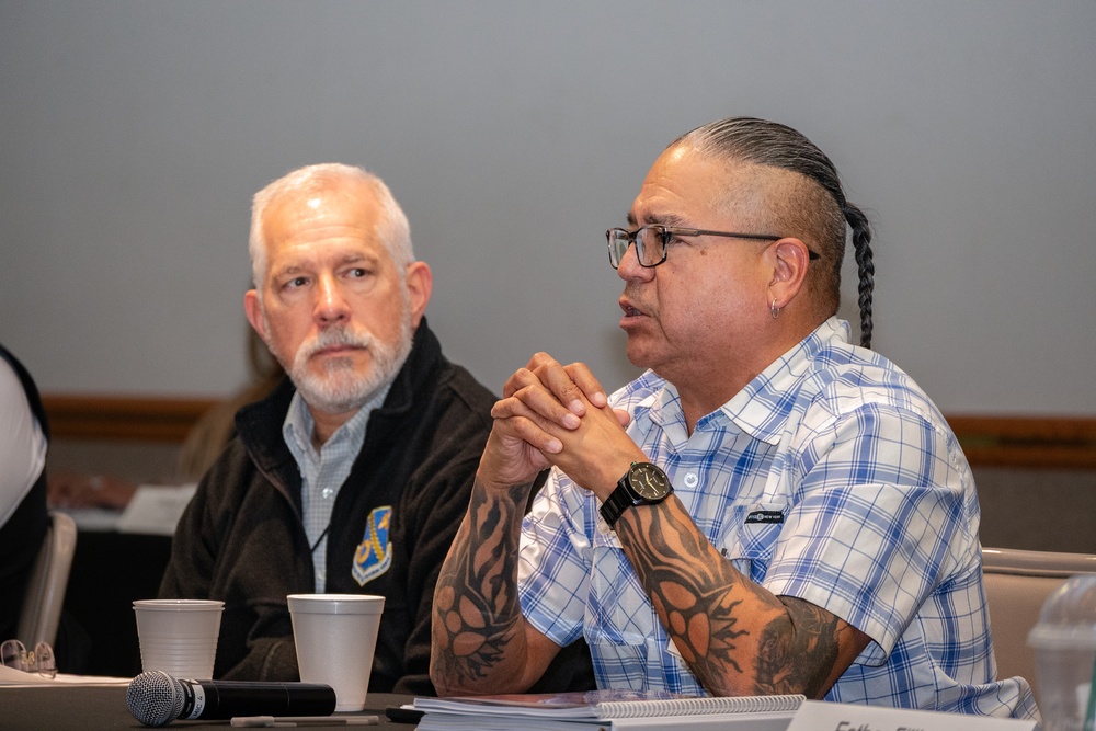 Native American Tribal leaders and community consult with Nellis leadership