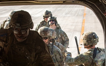 Coalition Forces training alongside Partner Forces