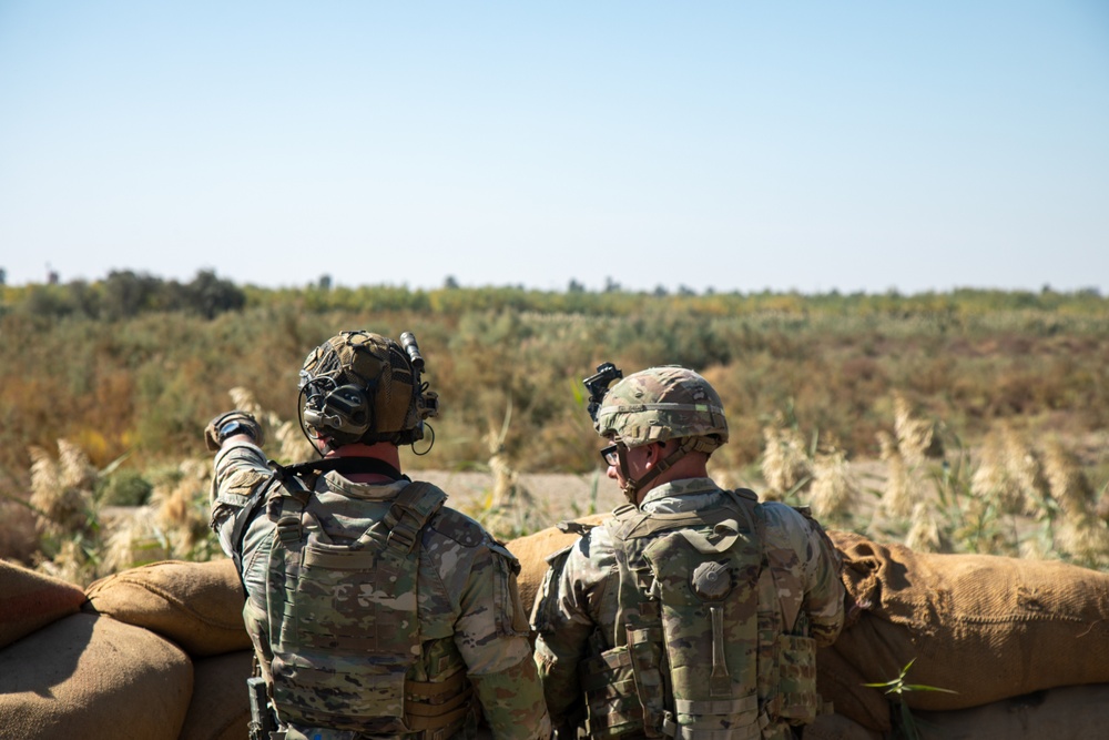 Coalition Forces training alongside Partner Forces