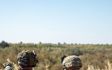 Coalition Forces training alongside Partner Forces