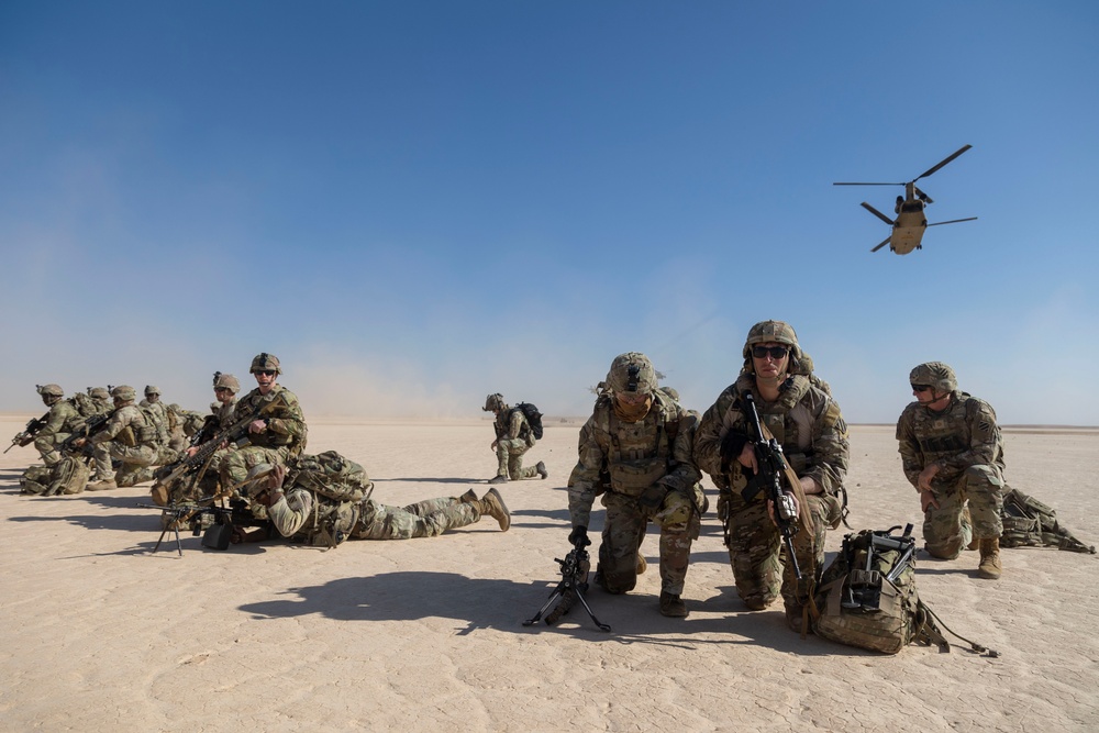 Coalition Forces conduct live fire exercise