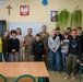 Task Force Red Team Troopers Visit Polish Students