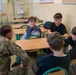 Task Force Red Team Troopers Visit Polish Students