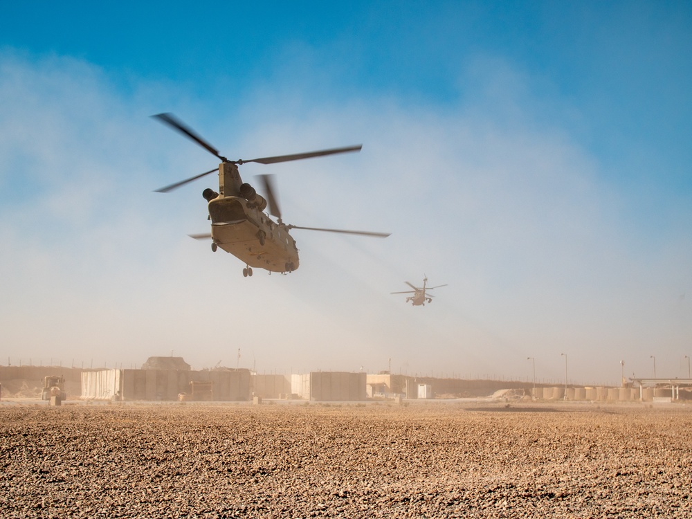 Coalition Forces Conduct Base Defense Live-Fire Exercise