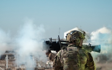 Coalition Forces Conduct Base Defense Live-Fire Exercise