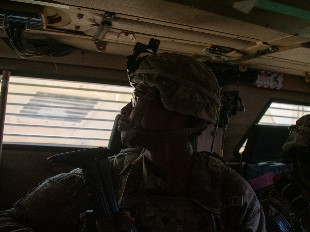 Coalition Forces Conduct Base Defense Live-Fire Exercise