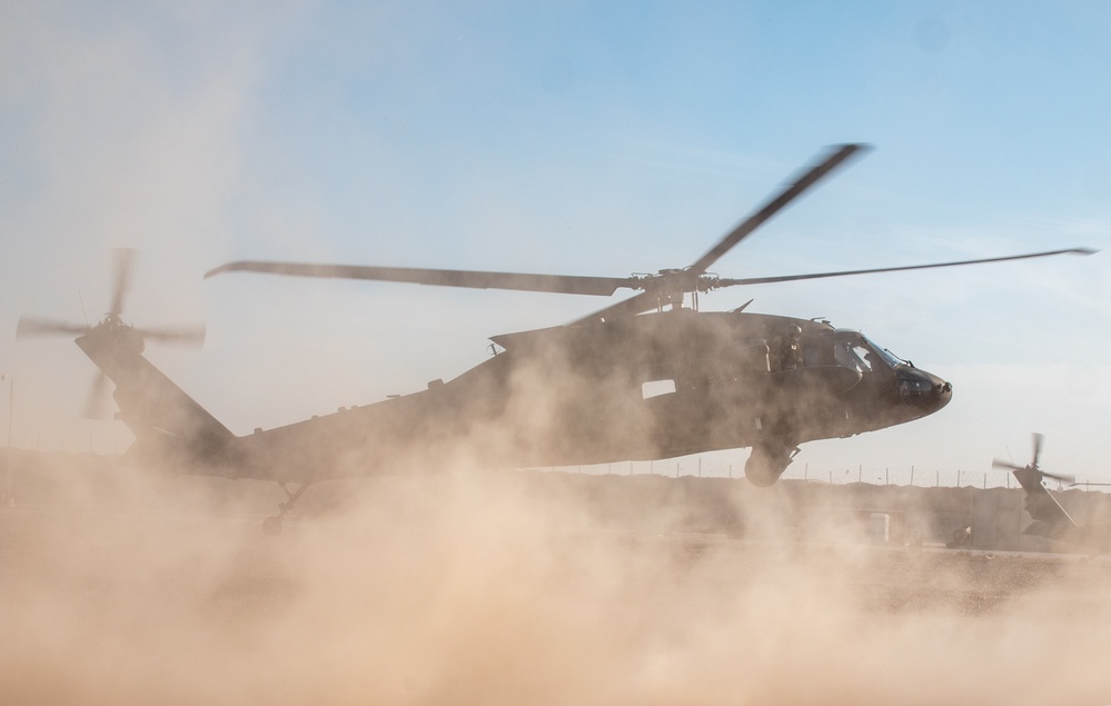 Coalition Forces Conduct Base Defense Live-Fire Exercise