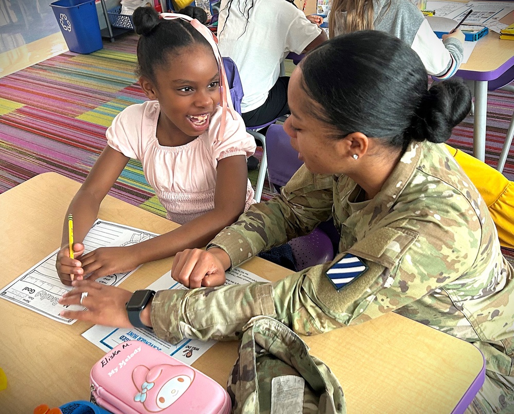 Young DoDEA student during Student-Engaged Conference