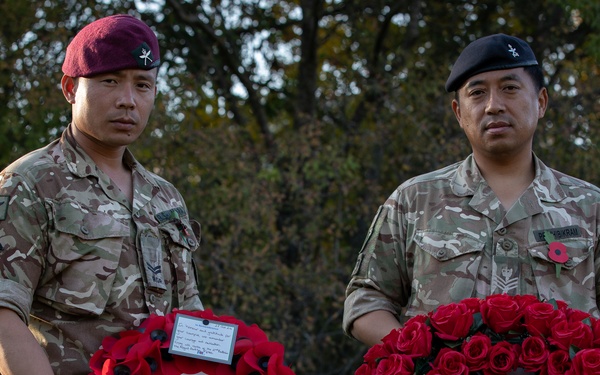 British KFOR Soldiers Hold a Memorial Service in Honor of First British Forces Lost in Kosovo Conflict