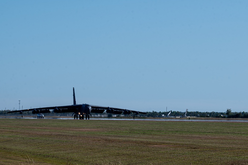 Barksdale lands at Chennault during exercise Global Thunder 25