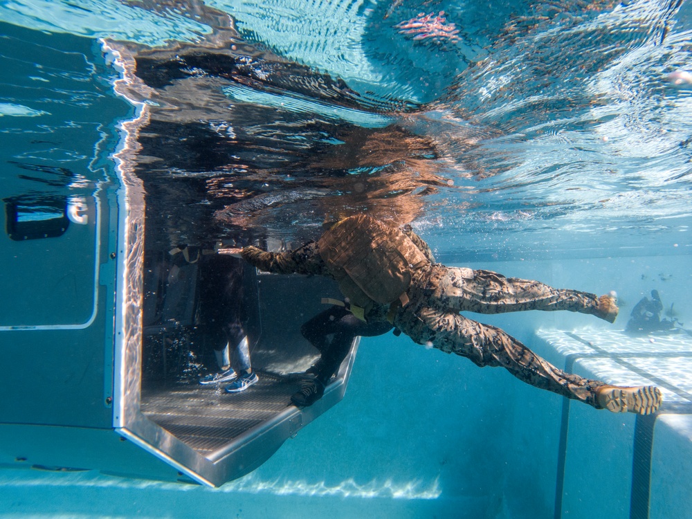 11th MEU Underwater Egress Training