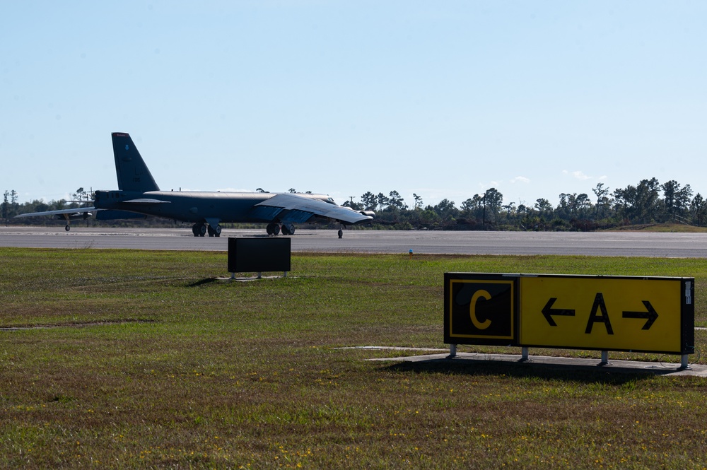 Barksdale lands at Chennault during exercise Global Thunder 25