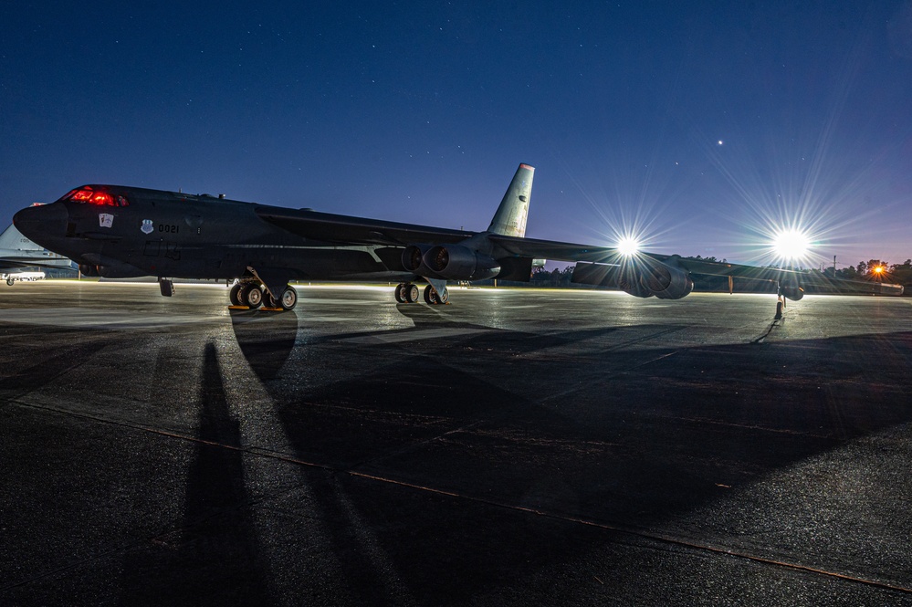 Barksdale lands at Chennault during exercise Global Thunder 25