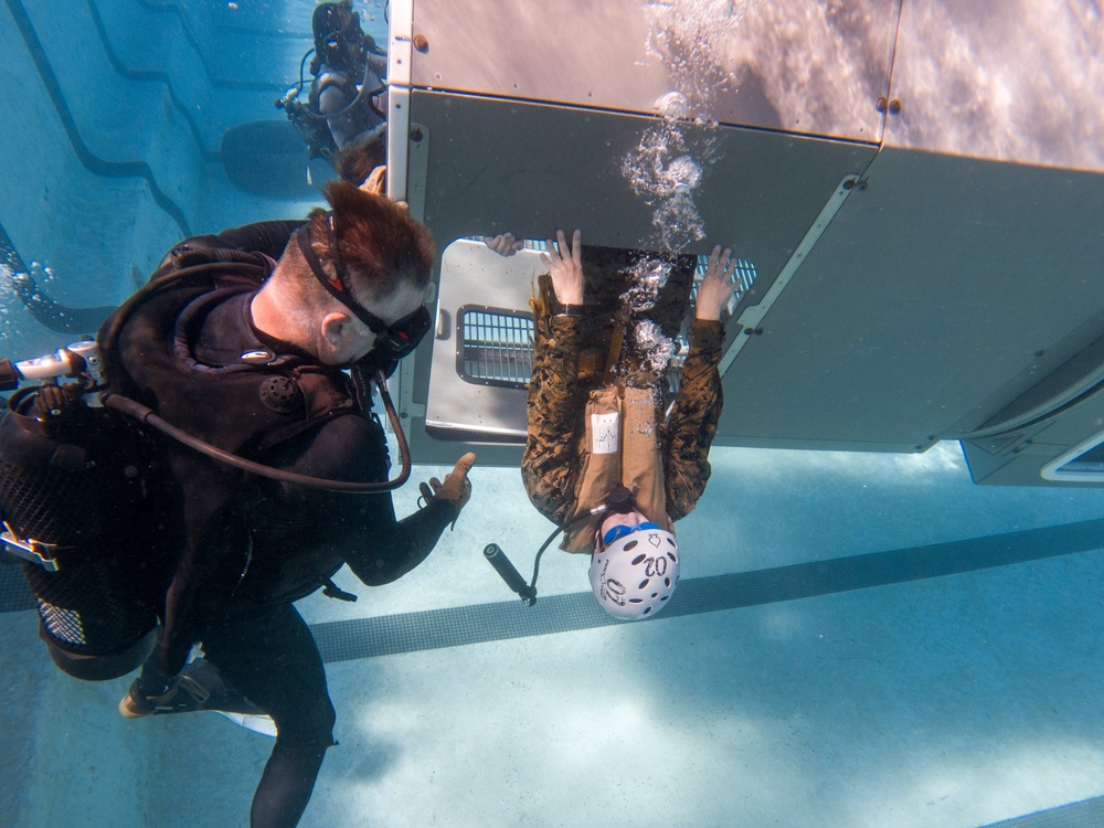 11th MEU Underwater Egress Training