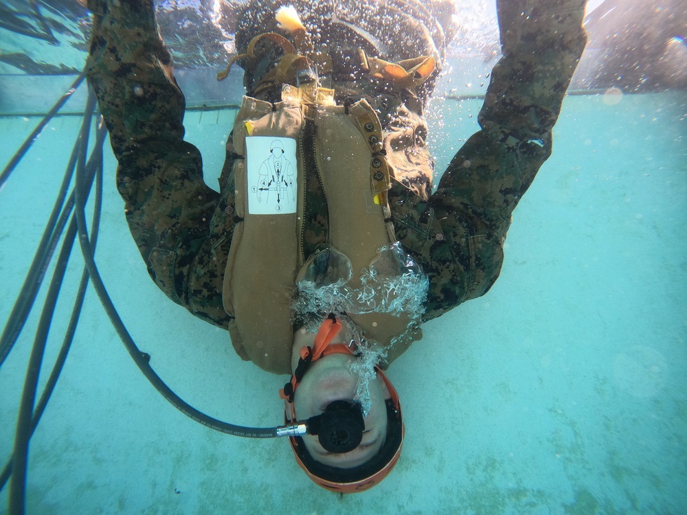 11th MEU Underwater Egress Training