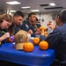 USS Essex Decorates Pumpkins at a MWR Event