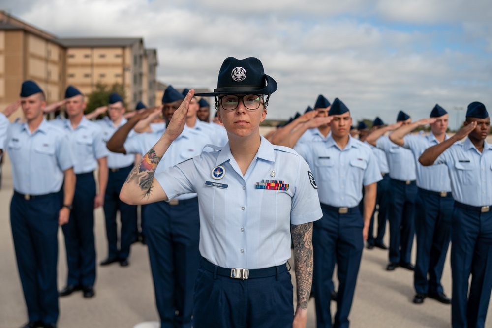 USAF BMT Coin Ceremony, Graduation Parade -23-23 October 2024