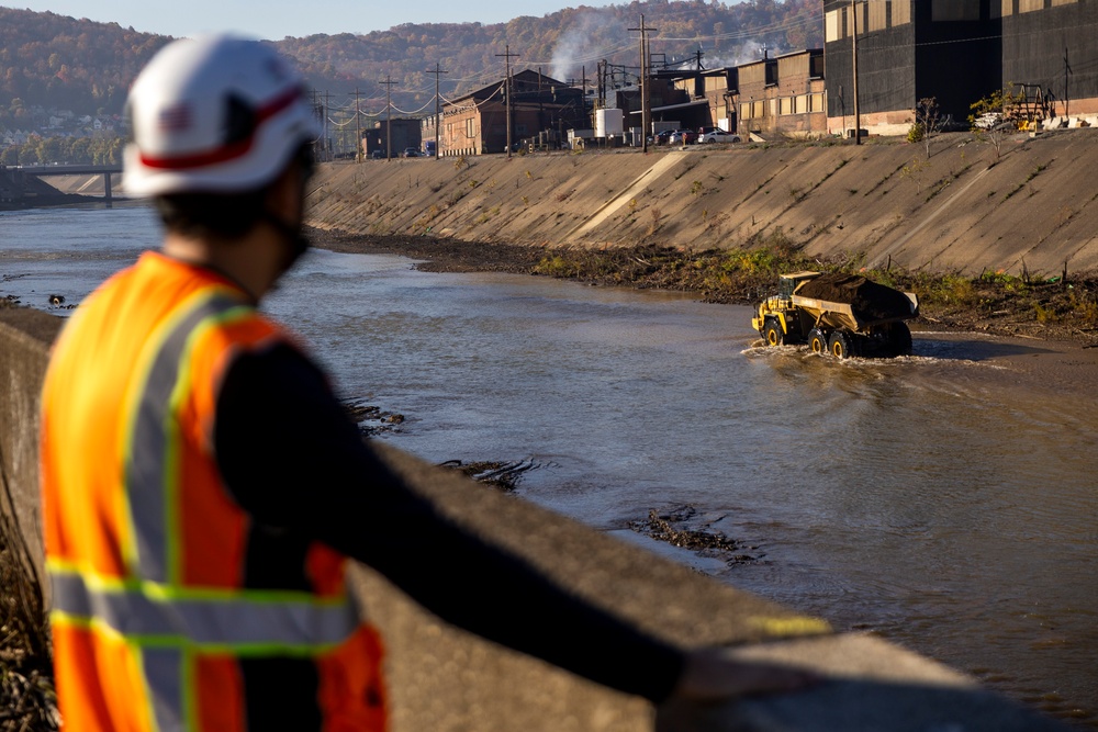 Scoop and restore: Army Corps removes sediment from river channels designed to safeguard Johnstown from catastrophic floods