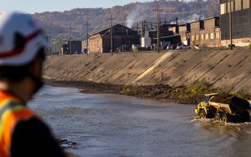 Scoop and restore: Army Corps removes sediment from river channels designed to safeguard Johnstown from catastrophic floods