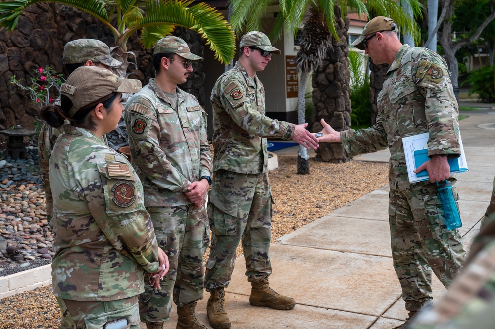 Eleventh Air Force Command Team recongizes 15th Wing top performers