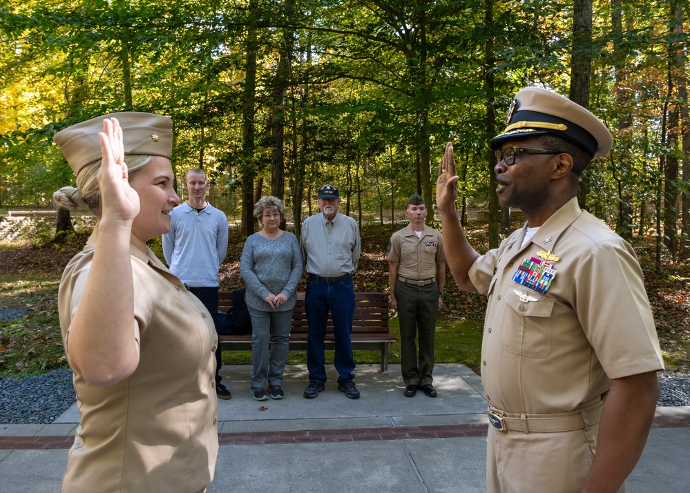 Promotion Ceremony of LCDR Sooter-Dubois