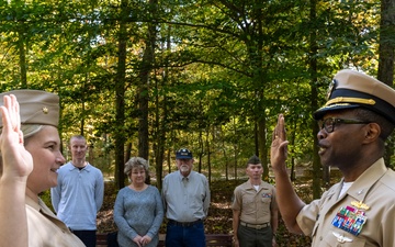 Promotion Ceremony of LCDR Sooter-Dubois