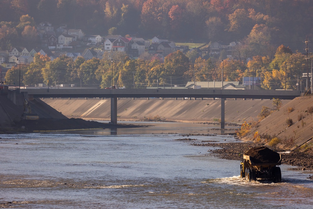 Scoop and restore: Army Corps removes sediment from river channels designed to safeguard Johnstown from catastrophic floods