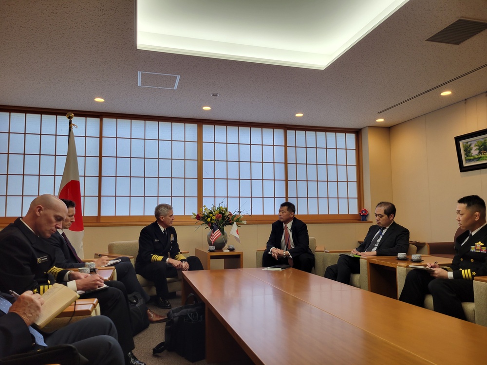 Adm. Steve Koehler, commander, U.S. Pacific Fleet, visits Japan