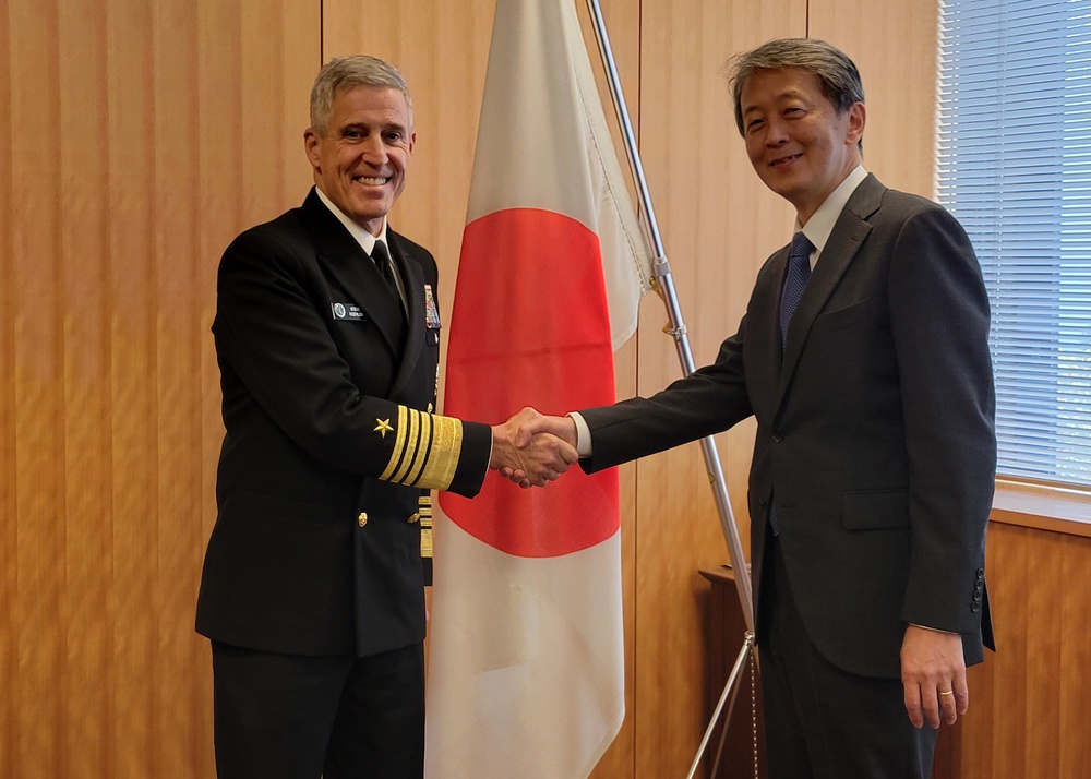Adm. Steve Koehler, commander, U.S. Pacific Fleet, visits Japan