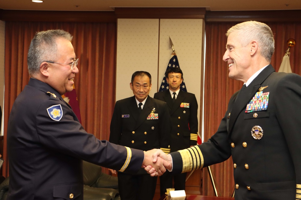 Adm. Steve Koehler, commander, U.S. Pacific Fleet, visits Japan