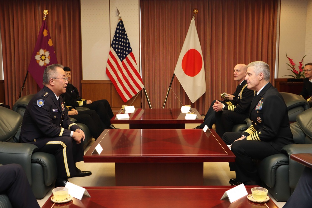 Adm. Steve Koehler, commander, U.S. Pacific Fleet, visits Japan